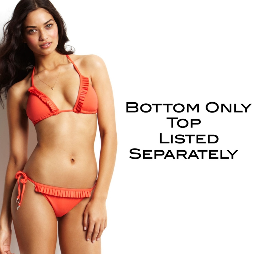 SEAFOLLY Goddess Ruffle Tie Size Bikini Bottom